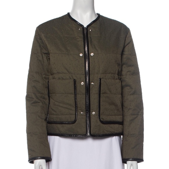 Alexander Wang Army Green Bomber Jacket - Picture 1 of 3